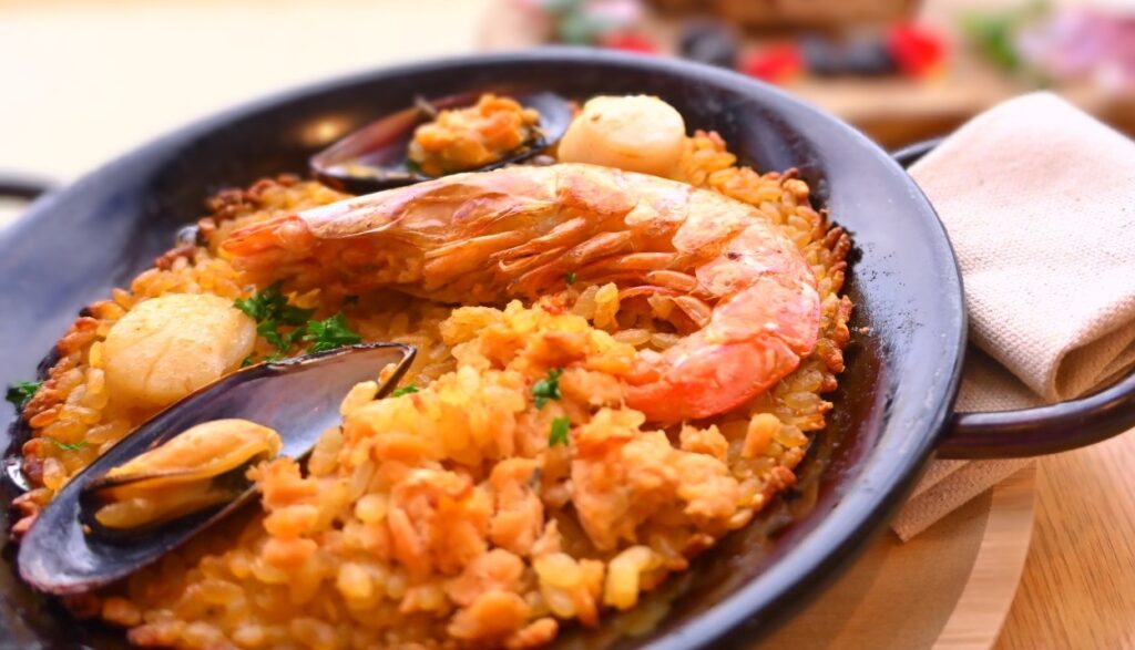 北海道シーフードパエリア
