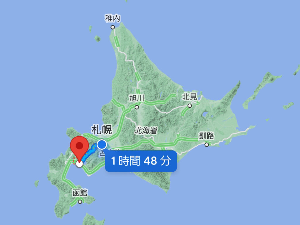 札幌からの距離