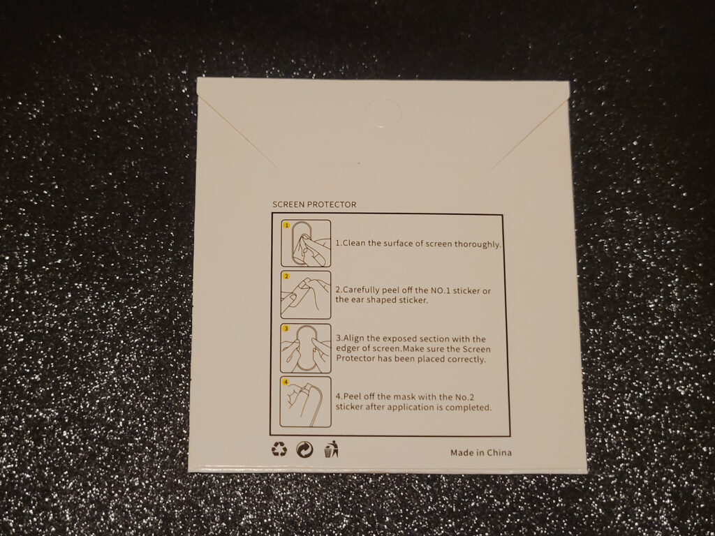 ガラスフィルム裏