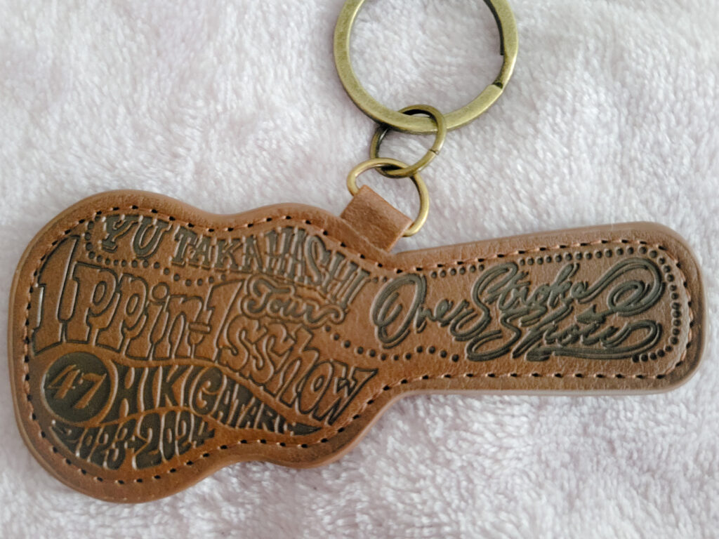 キーホルダーロゴのアップ