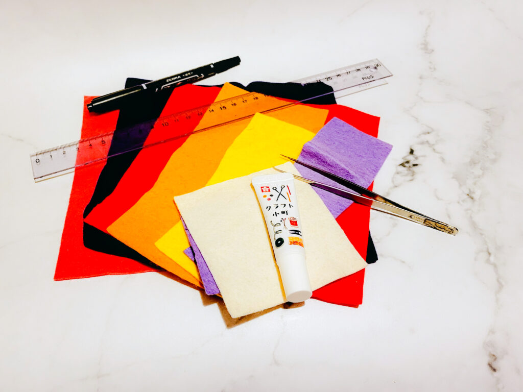 縫わないこいのぼり準備