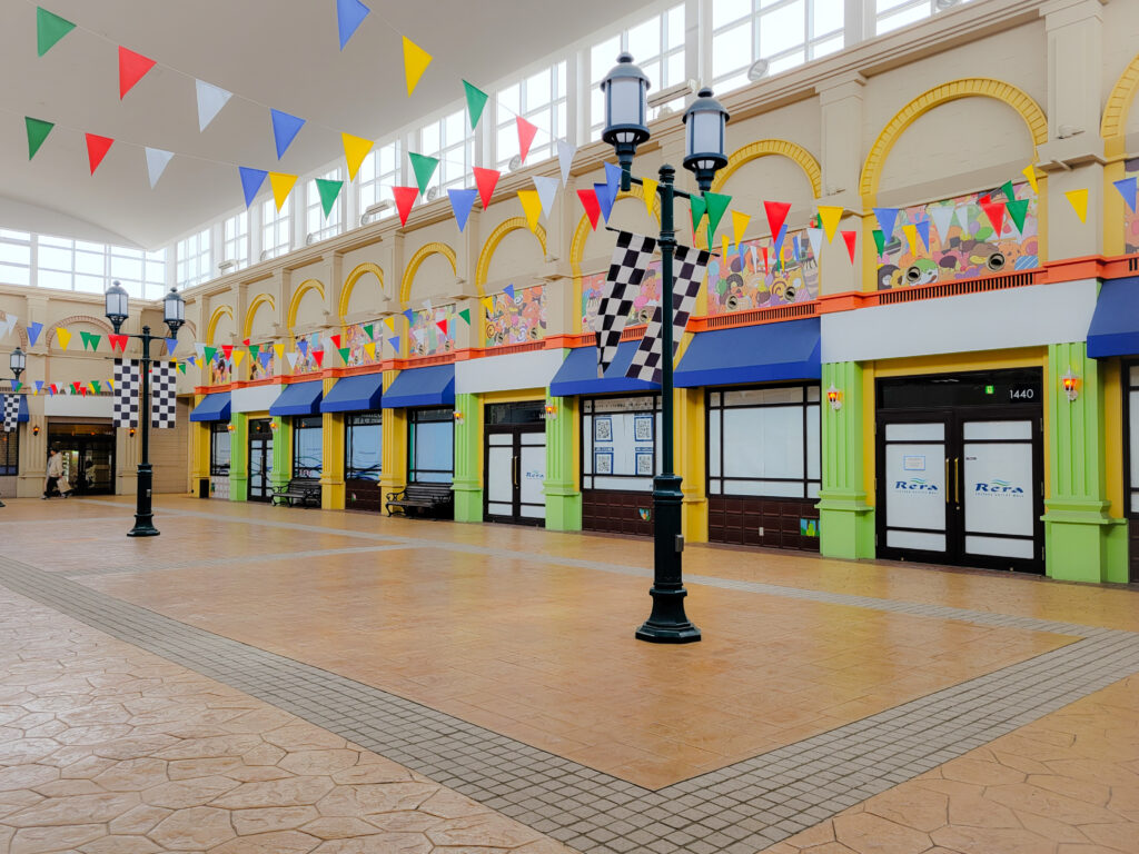 キッズプロムナードの中