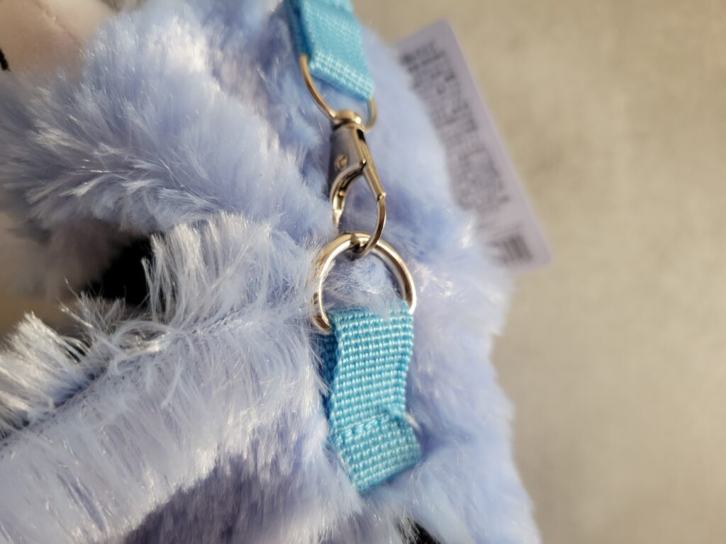 取り外しできる肩紐の金具