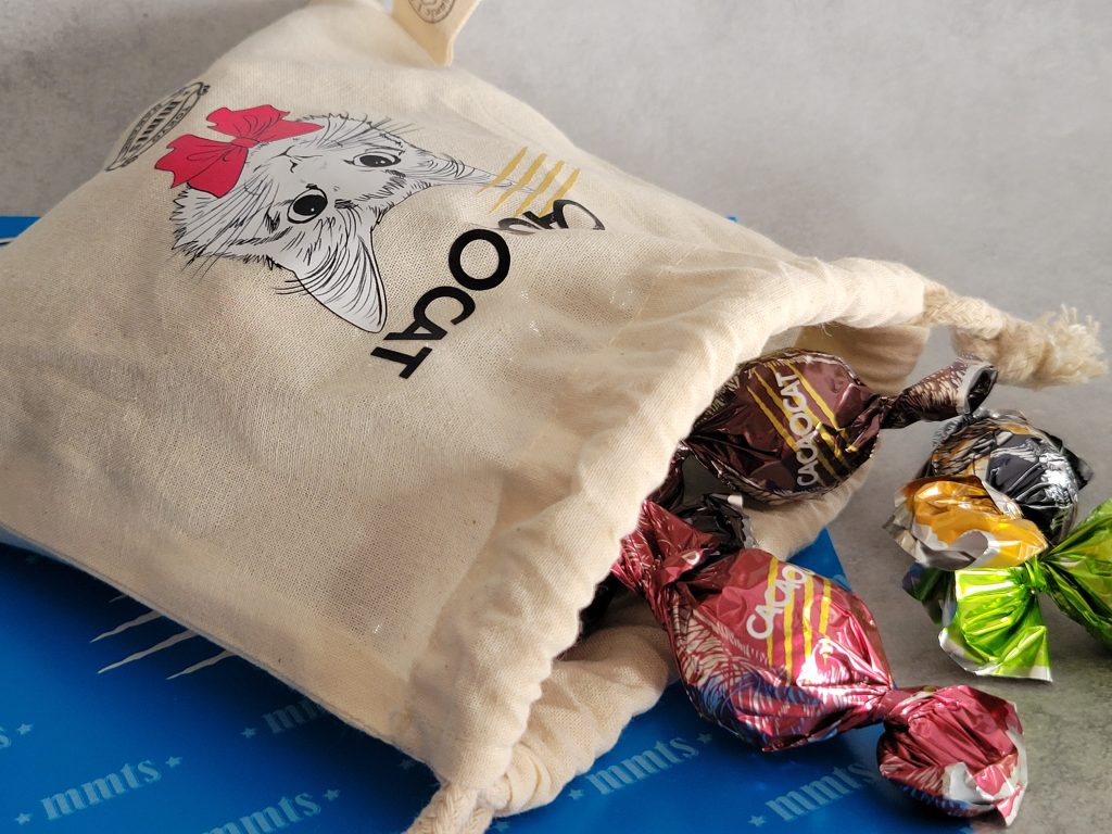 中に入っているチョコレート